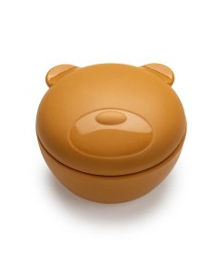 Silicone Bowl with Lid - Bear