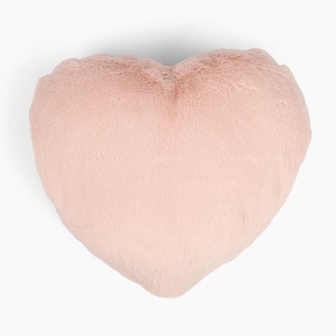 Super Sized Heart to Hug Pillow - Antique Rose