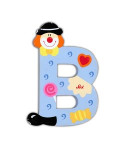 Clown Wooden Letter - B