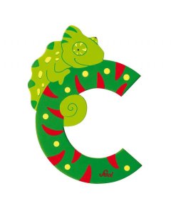 Animal Wooden Letter - C