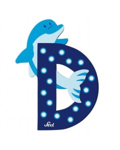 Animal Wooden Letter - D