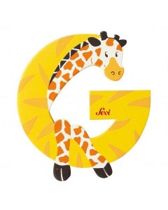 Animal Wooden Letter - G