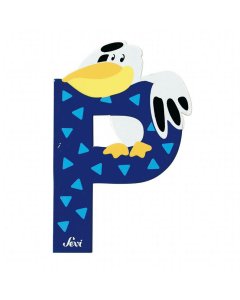 Animal Wooden Letter - P
