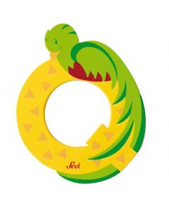 Animal Wooden Letter - Q