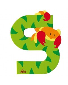 Animal Wooden Letter - S