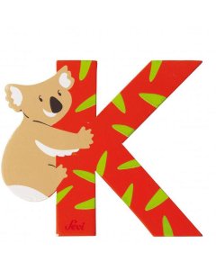 Animal Wooden Letter - K