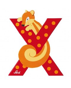 Animal Wooden Letter - X