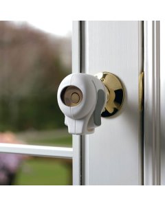 Door Knob Lock 2 Pack - Clear