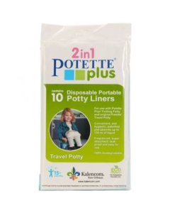 Potette Plus 10 Pack Disposable Portable Potty Liners