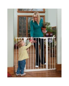 Extra Tall/Wide Auto Close Gateway - White-G1200