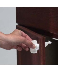 Adhesive Mount Magnet Lock 4 Lock w/ Key Set