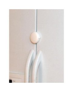 Adhesive Fridge Freezer Lock - White