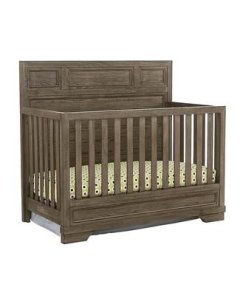 Foundry Convertible Crib - Brushed Pewter