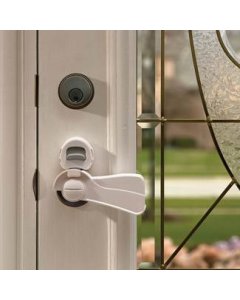 Door Lever Lock - White