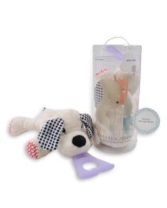 4 In 1 Pacifier holder Plush toy Teether - Dog