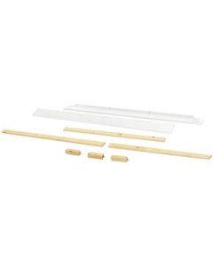 Full Size Conversion Rail - Linen White