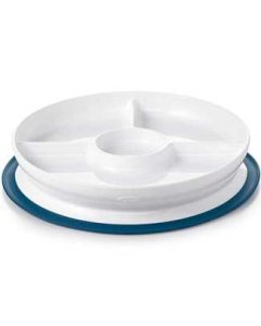 Stick N Stay Divided Plate - Navy