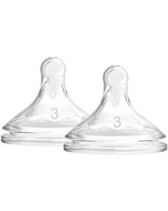 Options+ Wide Neck Level 3 Nipple 2 Pack