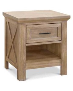 Emory Farmhouse Nightstand - Driftwood