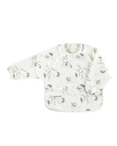 Long Sleeve Waterproof Bib - Hedgehogs