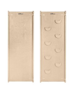 2-in-1 Climbing Ramp-Slide - Natural