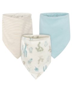 3 Pack Bibs - Desert Cactus