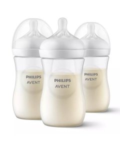 Natural Wide Neck Baby Bottle 9oz 3 Pack