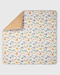 Muslin Quilt Blanket - Tropical Jungle