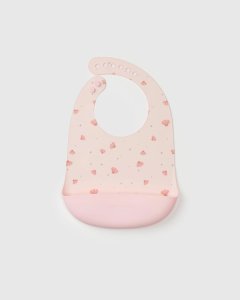 Silicone Bib Printed - Seashells
