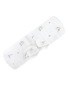 Cotton Muslin Blankets 48x48 - Boats