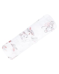 Cotton Muslin Blankets 48x48 - Bunnies