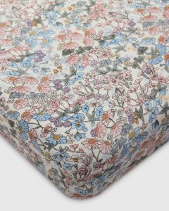Fitted Crib Sheet - English Garden