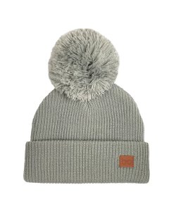 PomPom Toque - Light Grey