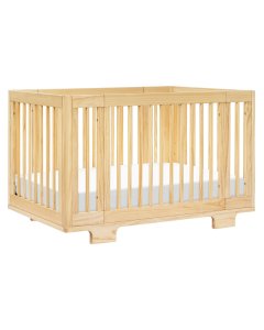 Yuzu 8 in 1 Convertible Crib with All Stages Conversion Kit - Natural