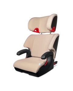 Oobr High Back Booster Seat - Latte Ziip