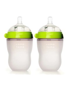 Baby Bottle - Green - 8oz 2 Pack