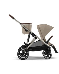Gazelle S Stroller - Taupe / Almond Beige