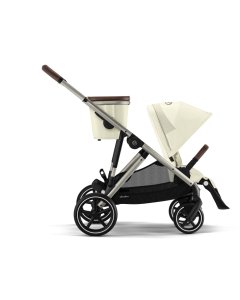 Gazelle S Stroller - Taupe Frame/Seashell Beige Seat