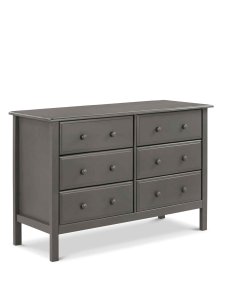 Jayden 6 Drawer Double Dresser Slate