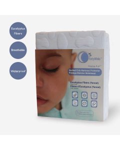Quilted Crib Mattress Protector - Eucalyptus Fibers