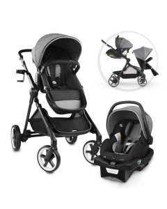 Gold Pivot Xpand Smart Modular Travel System Moonstone