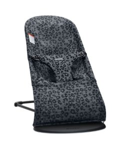Bouncer Bliss, Dark Grey Frame - 3D Mesh, Anthracite Leopard