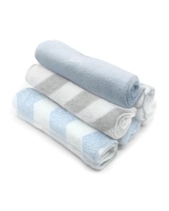 Washcloths 6 Pack - Blue