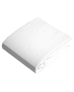 Flannel Playpen Fitted Sheet - White