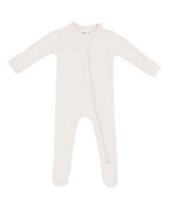 Zippered Footie - Oat