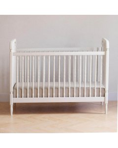 Liberty 3-in-1 Convertible Spindle Crib - Warm White