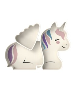 LUX Divided Silicone Suction Plate - Unicorn