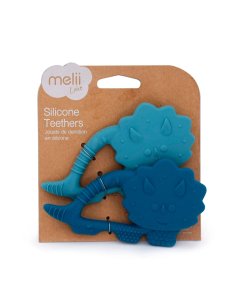 LUX Silicone Teether Dino 2 Pack