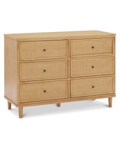 Marin with Cane 6 Drawer - Honey Cane