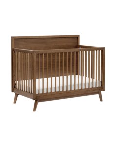 Palma 4 In 1 Crib With Toddler Rail - Natural Walnut
